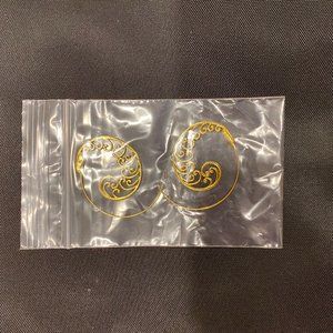 water wave earring hoops